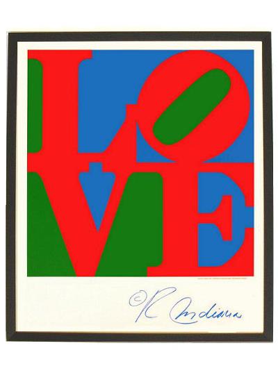 Amazon.co.jp: ポスター ロバート インディアナ Love louisiana