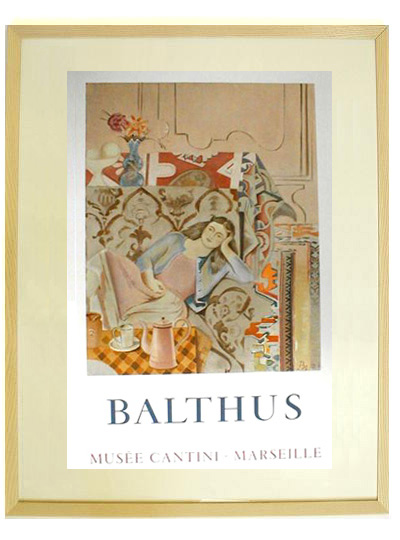 バルテュス、BALTHUS、レリア・カエタニ、希少な額装用画集より バルテュス、BALTHUS、レリア・カエタニ、希少な額装用画集より