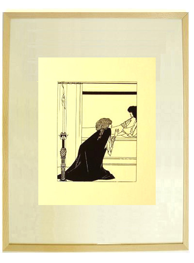 BEARDSLEY オーブリービアズリー　大判『湖の貴婦人テレースとアーサー王』 BEARDSLEY オーブリービアズリー 大判『湖の貴婦人テレースと