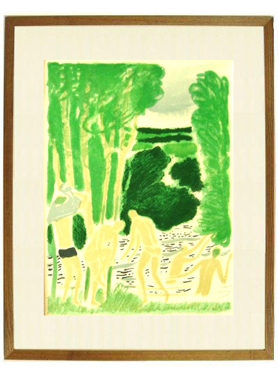 有名画家アンドレブラジリエのアートポスター ☆アンドレ ブラジリエ（ANDRE BRASILIER）☆リトグラフ・リトグラフ