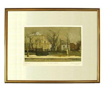 ムルロー・パリ　アート展ポスター『モーリス・ブリアンション』リトグラフ0422J ムルロー・パリ アート展ポスター『モーリス・ブリアンション