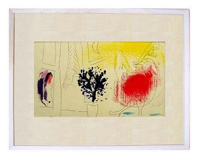 マルク　シャガール　黄色の地　黄色の背景　Marc Chagall 肉筆黄の背景 シャガール油絵複製画通販！