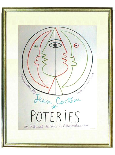 ☆ジャン コクトー（JEAN COCTEAU）☆リトグラフ・リトグラフポスター