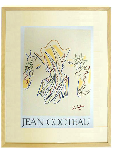 ☆ジャン コクトー（JEAN COCTEAU）☆リトグラフ・リトグラフポスター