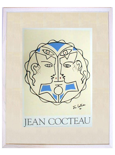 リトポスターラスス ☆ジャン コクトー（JEAN COCTEAU）☆リトグラフ・リトグラフ