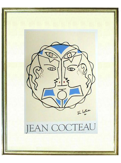 ジャン・コクトー『アクロポリス』両面摺りリトグラフに手彩色入り 1114D cocteau_k112835_f_482s.jpg