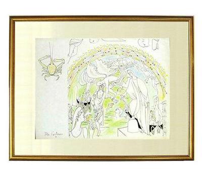 【希少】ジャン・コクトー 「テアトル バッカス」リトグラフ Amazon.co.jp: ジャン コクトー テアトル バッカス リトグラフ