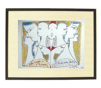 ☆ジャン コクトー（JEAN COCTEAU）☆リトグラフ・リトグラフポスター