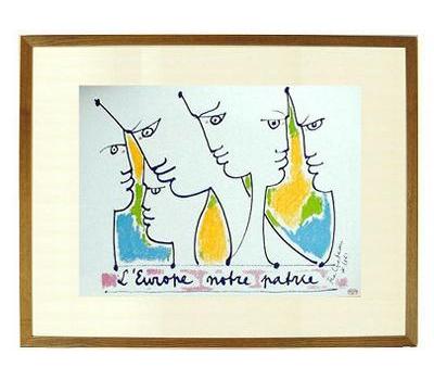 ☆ジャン コクトー（JEAN COCTEAU）☆リトグラフ・リトグラフポスター