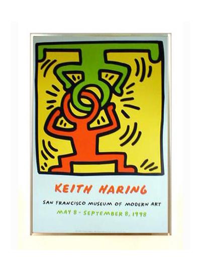 キースヘリング　【９２Ｘ６０】ポスター ☆キース ヘリング（KEITH HARING）☆リトグラフ・リトグラフ