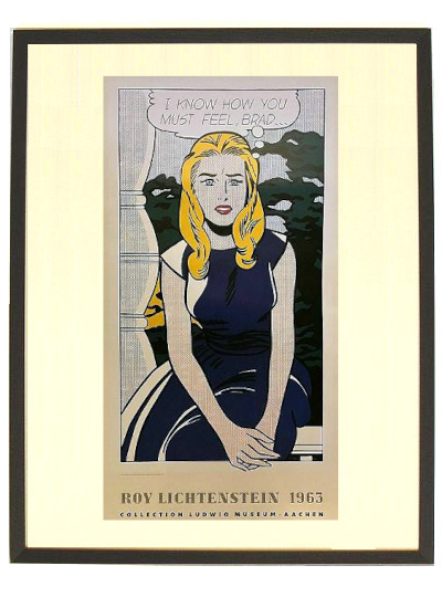 ロイリキテンスタインスクリーンポスター RoyLichtenstein ☆ロイ リキテンスタイン（ロイ リキテンシュタイン）（ROY