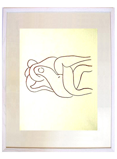 Matisse アンリ マチス【黄色いドレスの女性 】エスタンプ リトグラフ