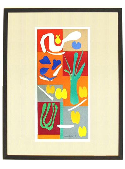 Henri Matisse　アンリ・マティス　絵画　シルクスクリーン　額縁　静物 Henri Matisse アンリ・マティス 絵画 シルクスクリーン 額縁
