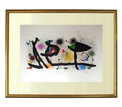 ミロ　リトグラフ 「窓の前の裸婦」　294／300 miro_mi141_f_482g.jpg