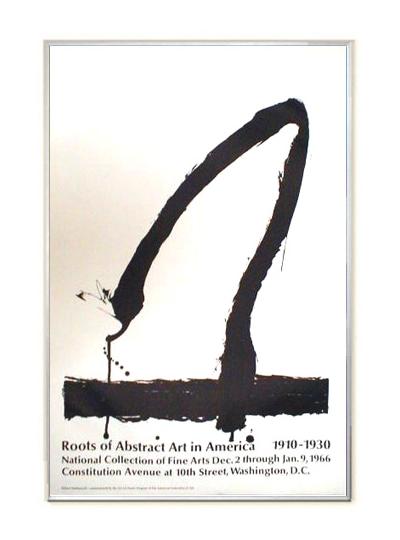 ロバート・マザウェル　オリジナルリトグラフ　刷り込みサイン有り ☆ロバート マザウェル（ROBERT MOTHERWELL）☆ロバート