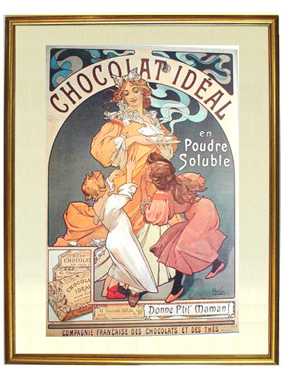 ミュシャ FLIRT リトグラフ 額装Alphonse Mucha118/300 Alphonse Mucha - Flirt — Gallery Retro | Buy Fine Art Prints
