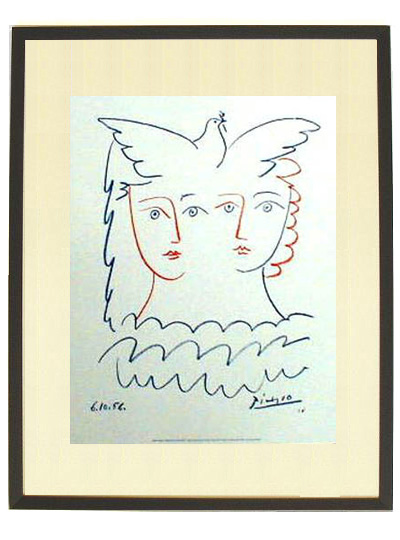 パブロピカソ　作品　リトグラフ　値下げ可 パブロ・ピカソ(Pablo Picasso) 「スケッチブックより #17」版画