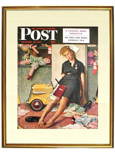 norman rockwell (直筆サイン入りリトグラフ） 本人 直筆サイン ノーマン ロックウェル 道化師 リトグラフ 保証