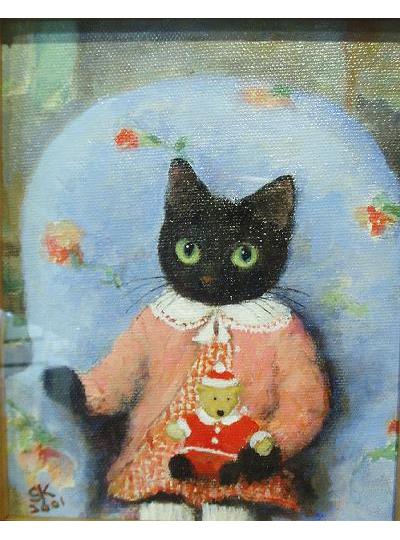 最終価格】諏訪憲二作 猫のポートレート 最終価格】諏訪憲二作 猫の