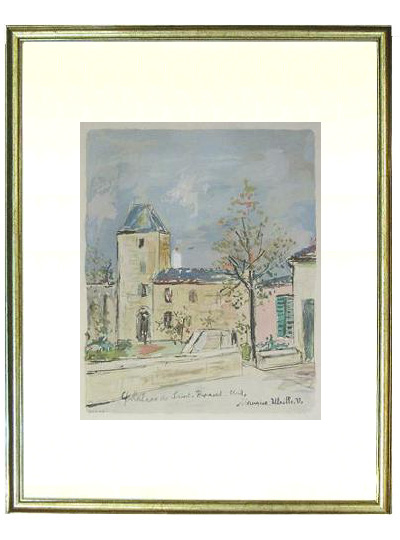☆モーリス ユトリロ（MAURICE UTRILLO）☆リトグラフ・リトグラフ