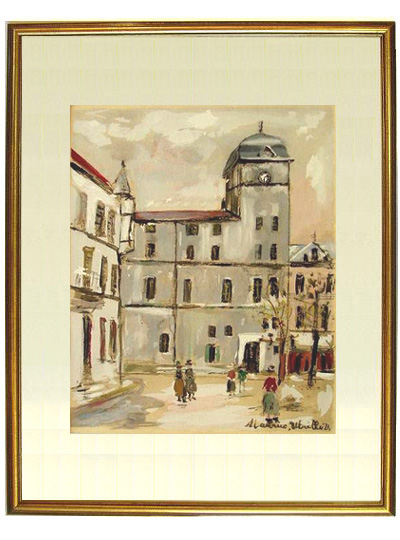 モーリス・ユトリロ（リトグラフ） Amazon | モーリス ユトリロ『ノートルダム寺院 【首都パリ】』絵画