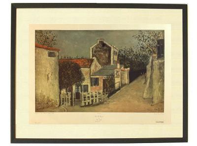 モーリス・ユトリロ（リトグラフ） ☆モーリス ユトリロ（MAURICE UTRILLO）☆リトグラフ・リトグラフ