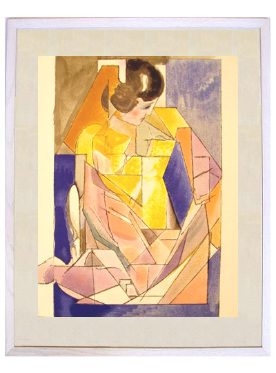 ジャック・ヴィヨンのリトグラフ　マルセル・デュシャンの兄弟 ジャック・ヴィヨンのリトグラフ マルセル・デュシャンの兄弟